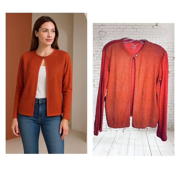 Neiman Marcus Majestic Paris Jacket S Linen Sleeves Back + Suede Front Xsmall 2 - Picture 1 of 8